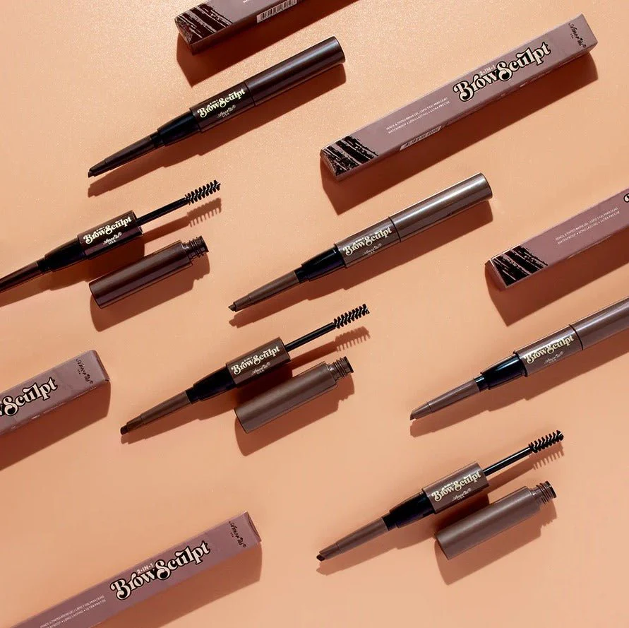 2 In 1 Brow Sculpt Pencil & Tinted Eyebrow Gel Mascara - Image 2