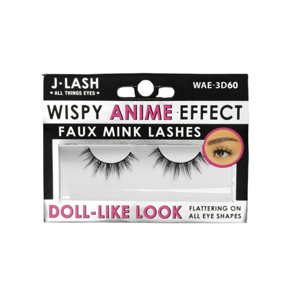 3D60 Wispy Anime Effect Faux Mink Lashes
