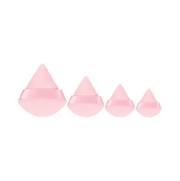 4 Assorted Pink Powder Puffs - Image 2