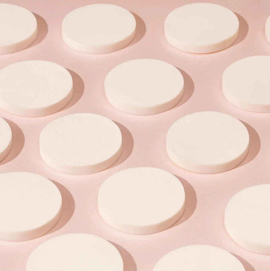 6 Pc Round Makeup Sponge