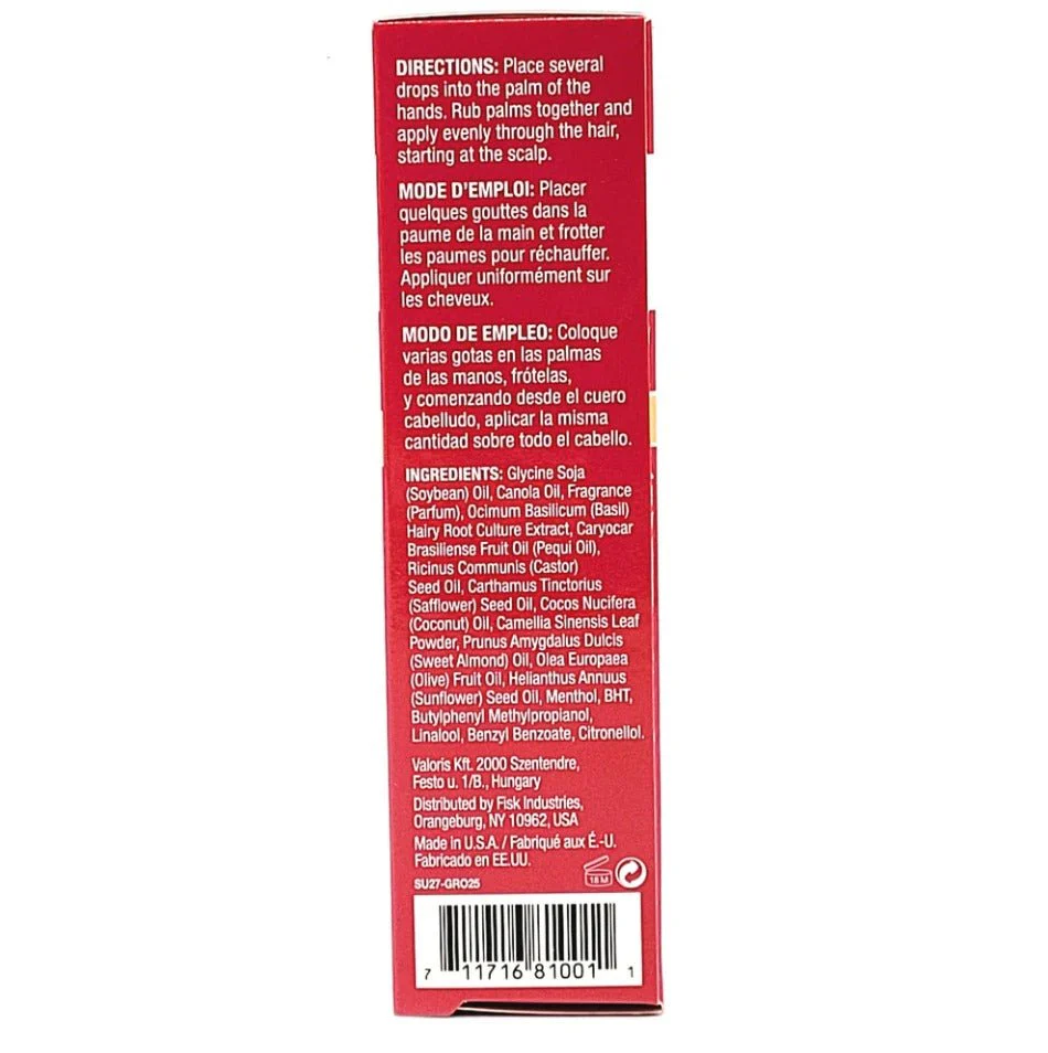 98% Natural Origin - Ultra Growth Basil & Castor Hair Growth Oil - Image 3