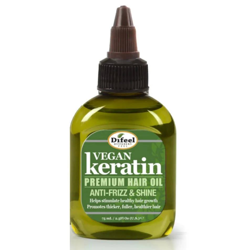 99% Natural Blend! Vegan Keratin Premium Hair Oil - Anti-Frizz & Shine - Image 2