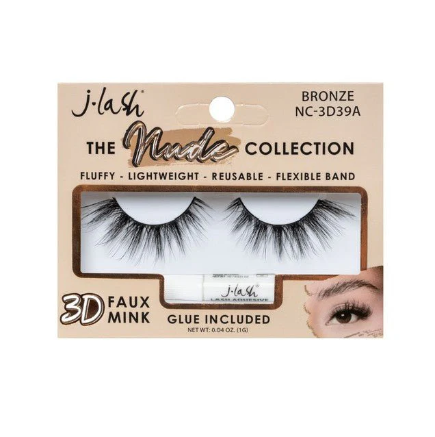 Bronze - Nude Collection Faux Mink False Lashes