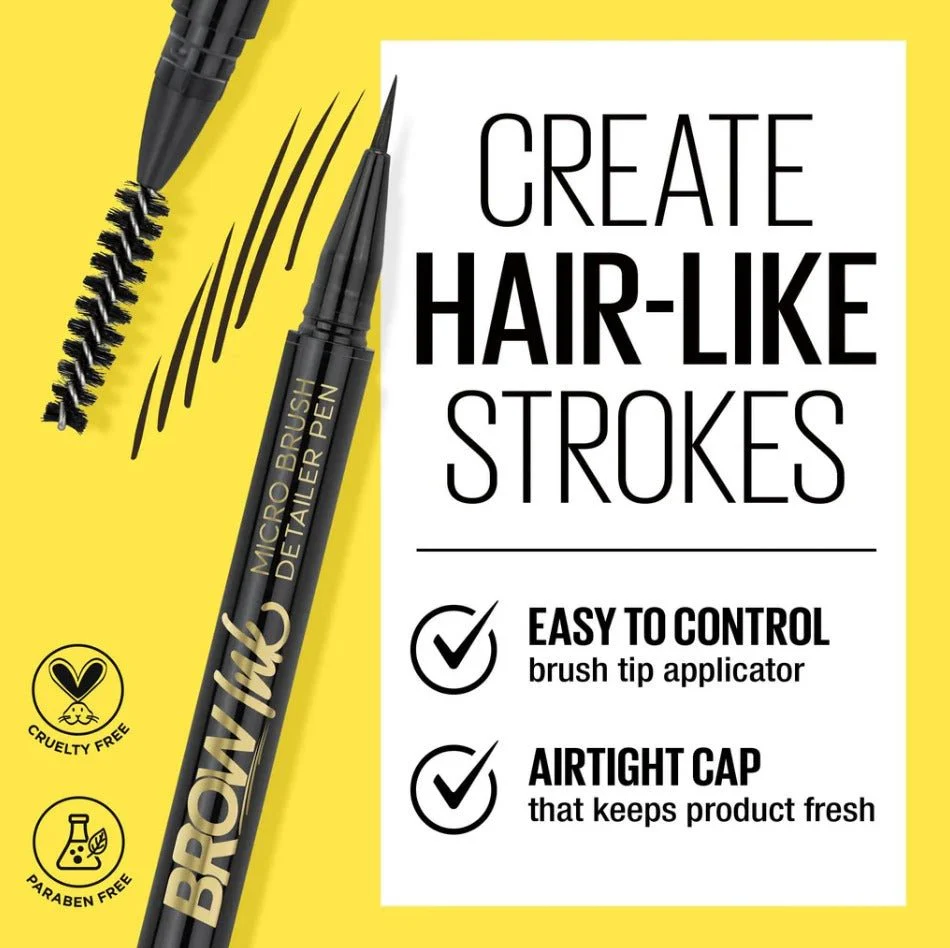 Eyebrow Ink Micro Brush Detailer Pen - Image 2