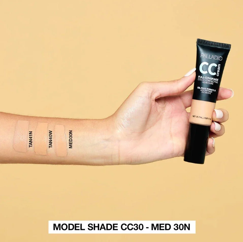 CC Cream Full-Coverage Color Correcting + Skincare - Image 4
