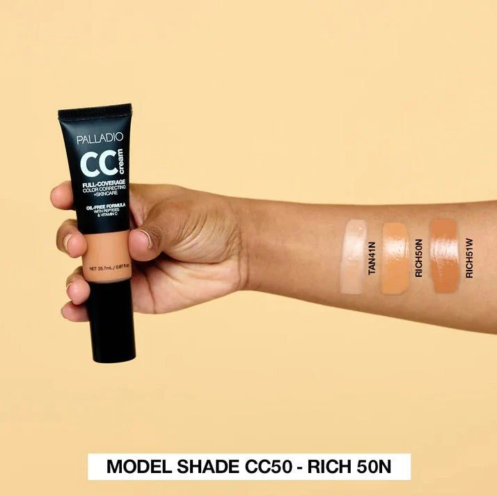 CC Cream Full-Coverage Color Correcting + Skincare - Image 5