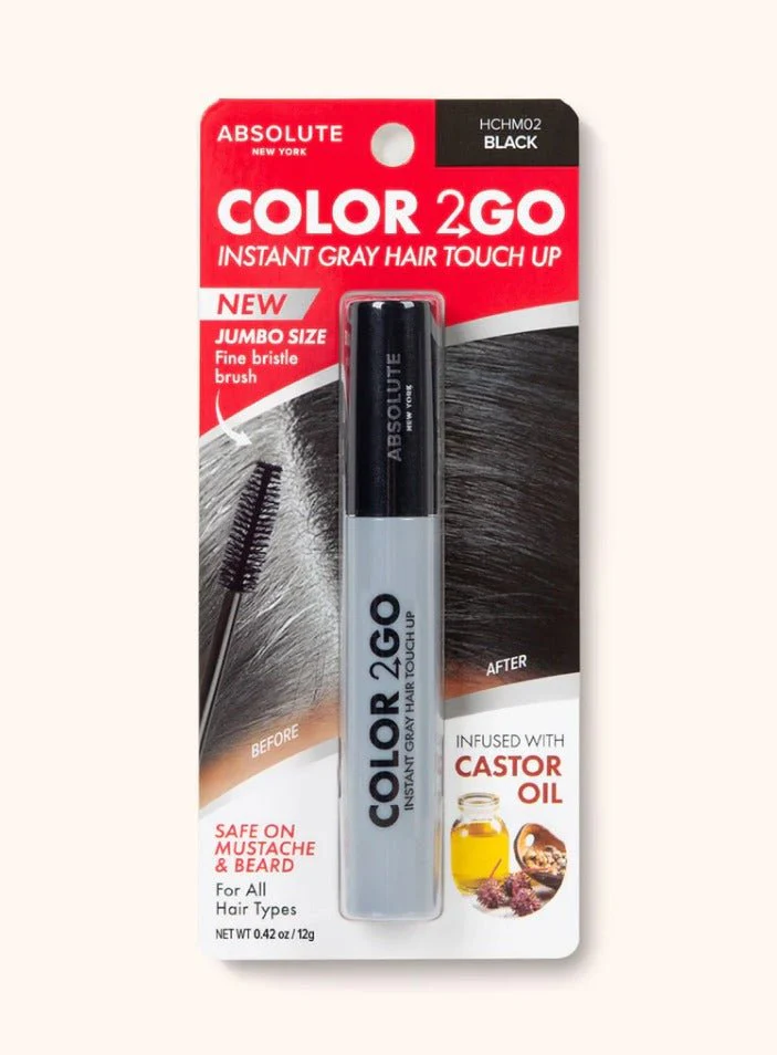 Color 2 Go Instant Gray Hair Touch Up Mascara - JUMBO Size - Image 3