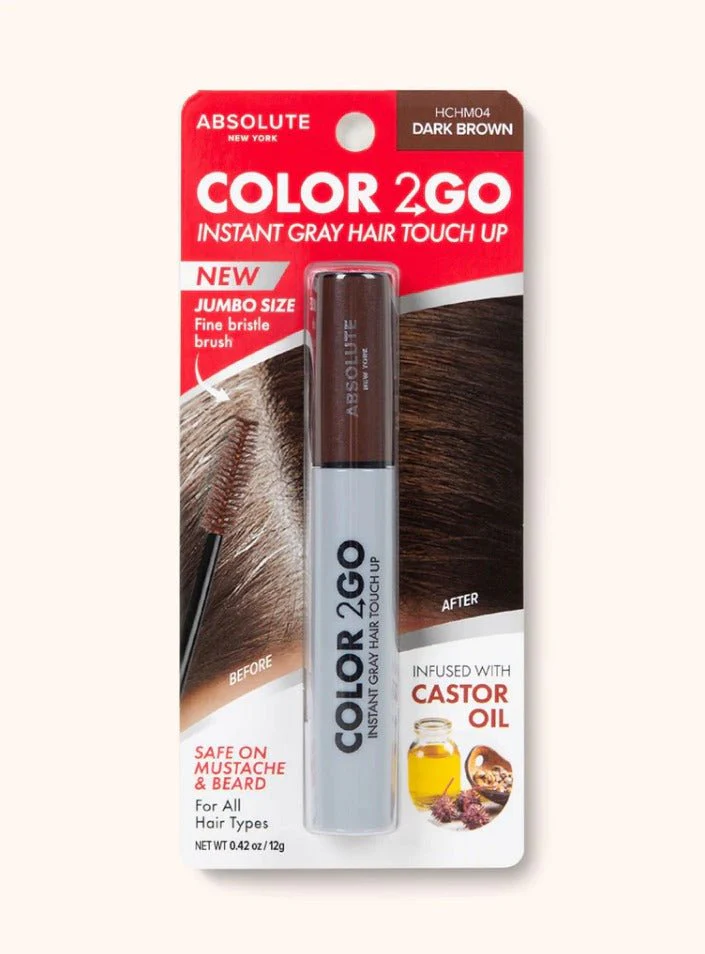 Color 2 Go Instant Gray Hair Touch Up Mascara - JUMBO Size - Image 7