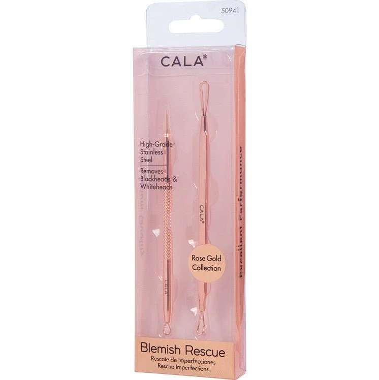 Dual End Acne Blemish Rescue Extractor Kit in Rose Gold - Image 2