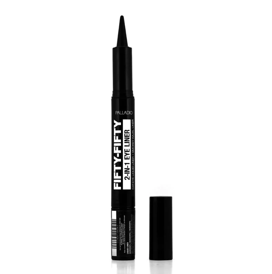 Fifty Fifty Eyeliner | 2-In-1 Cat Eye + Smokey Kajal