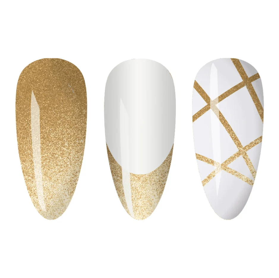 Gold Gel Polish Nail Art Liner - Image 2