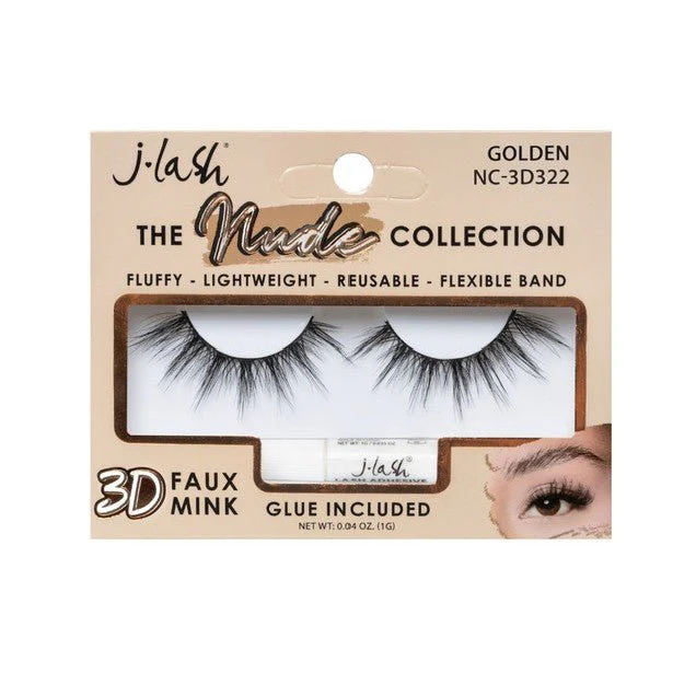 Golden - Nude Collection Faux Mink False Lashes