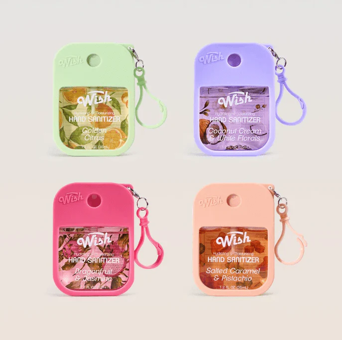 Golden Summer Hand Sanitizer With Silicone Case
