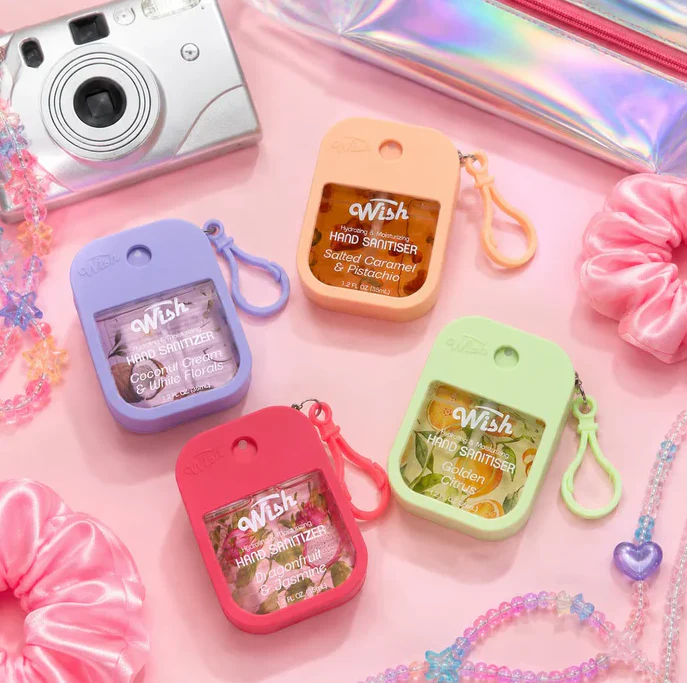 Golden Summer Hand Sanitizer With Silicone Case - Image 2