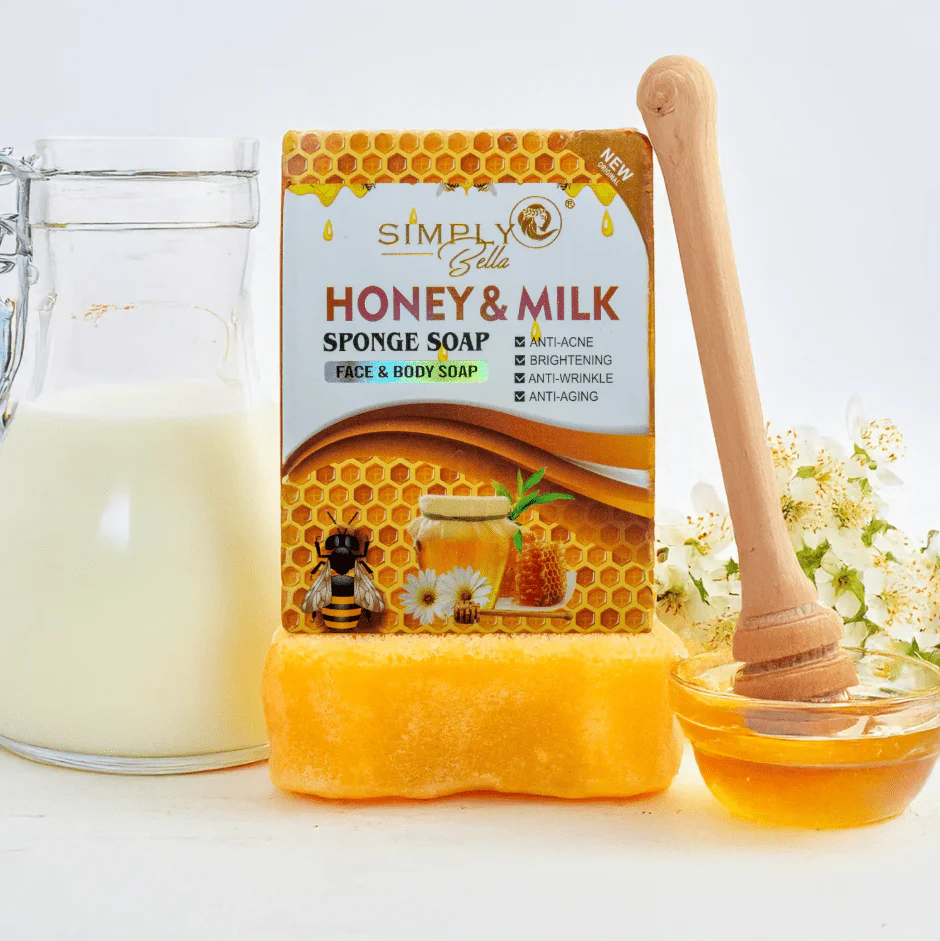 Honey And Milk Soap Sponge