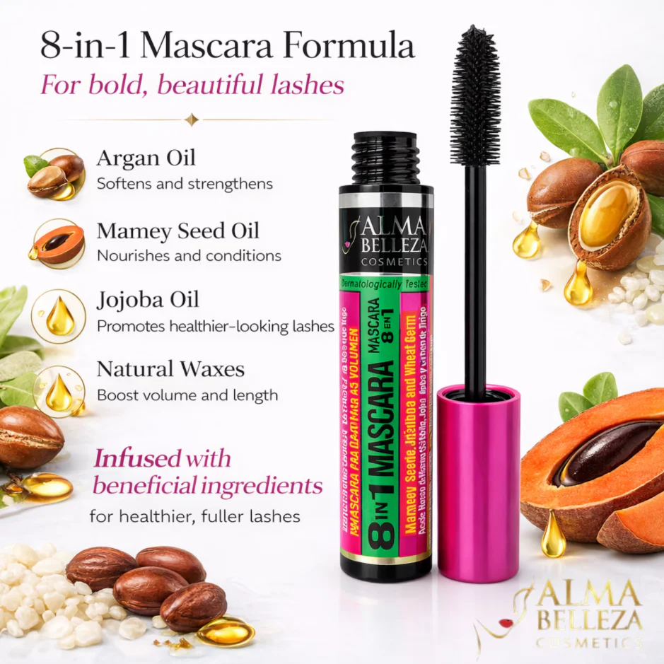 Intense Black - 8 en 1 Eyelash Mascara - Image 3