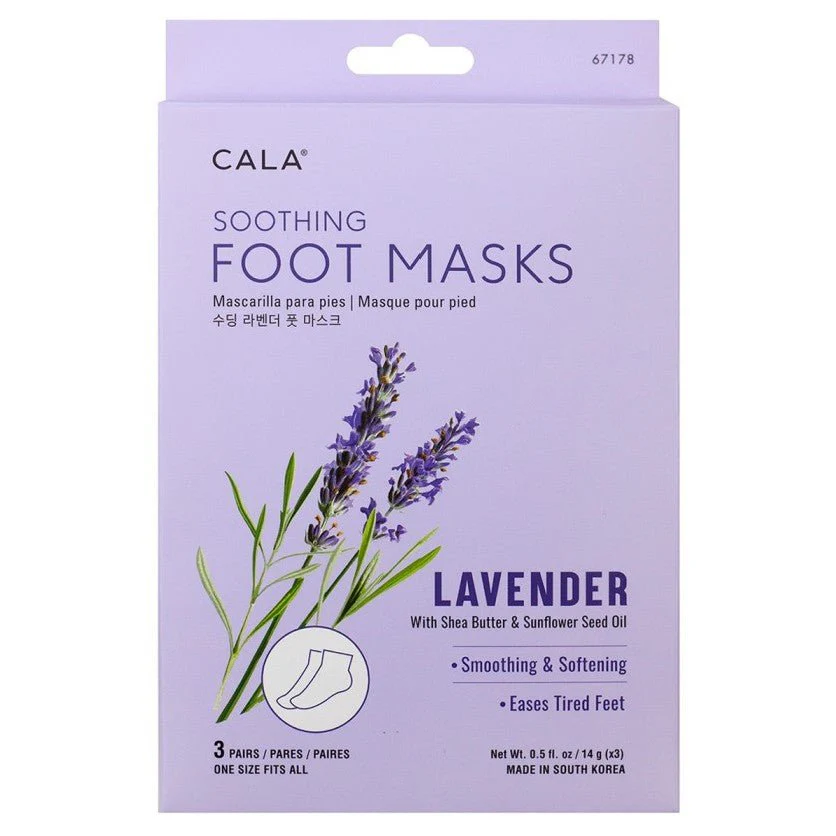 Lavender Soothing Foot Mask 3-pair Set