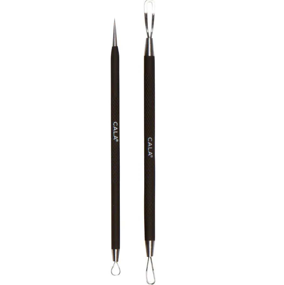 Men's Dual End Acne Blemish Rescue Extractor Kit in Black - Image 2