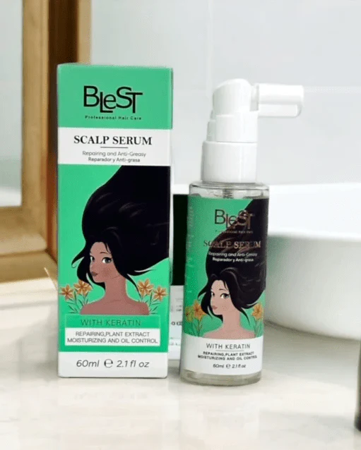 Repairing And Anti Greasy Scalp Serum With Keratin