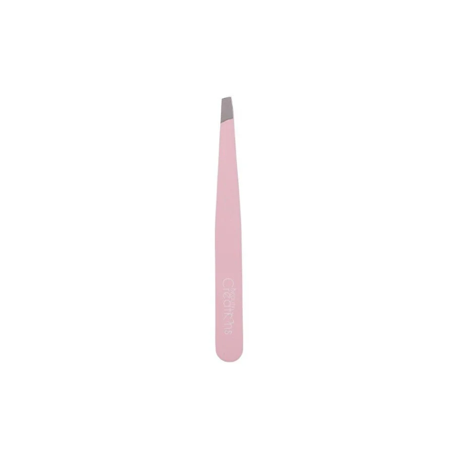 Light Pink Rose Gold Eyelash Curler and Tweezer Set - Image 4