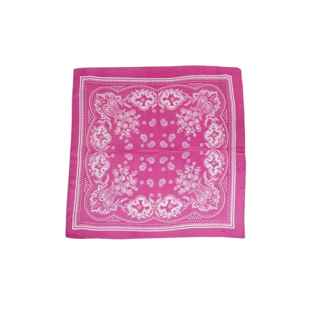 Satin Paisley Bandana Head Scarf - Image 7