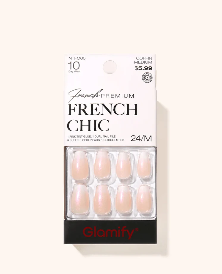 Shock Pink - French Chic Press On Nails