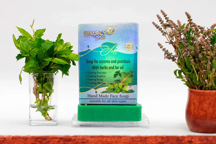 Soap For Eczema and Psoriasis With Herbs and Tar Oil