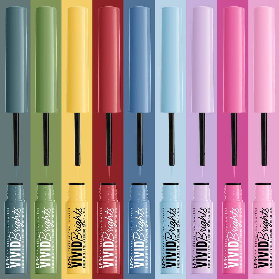Vivid Brights Colored Liquid Eyeliners