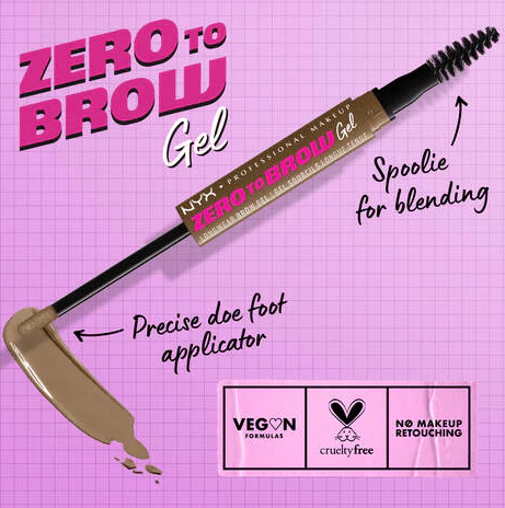 Zero to Brow Gel Longwear Eyebrow Gel - Image 2